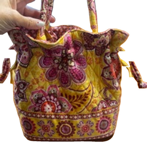 Vera Bradley Bag, Yellow and Pink